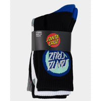 Santa Cruz Bold Shadow Dot Crew 4 Pack