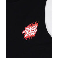 Santa Cruz Flamed Dot Upside Down Muscle Tee