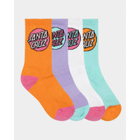 Santa Cruz Other Dot Crew Sock 4 Pack