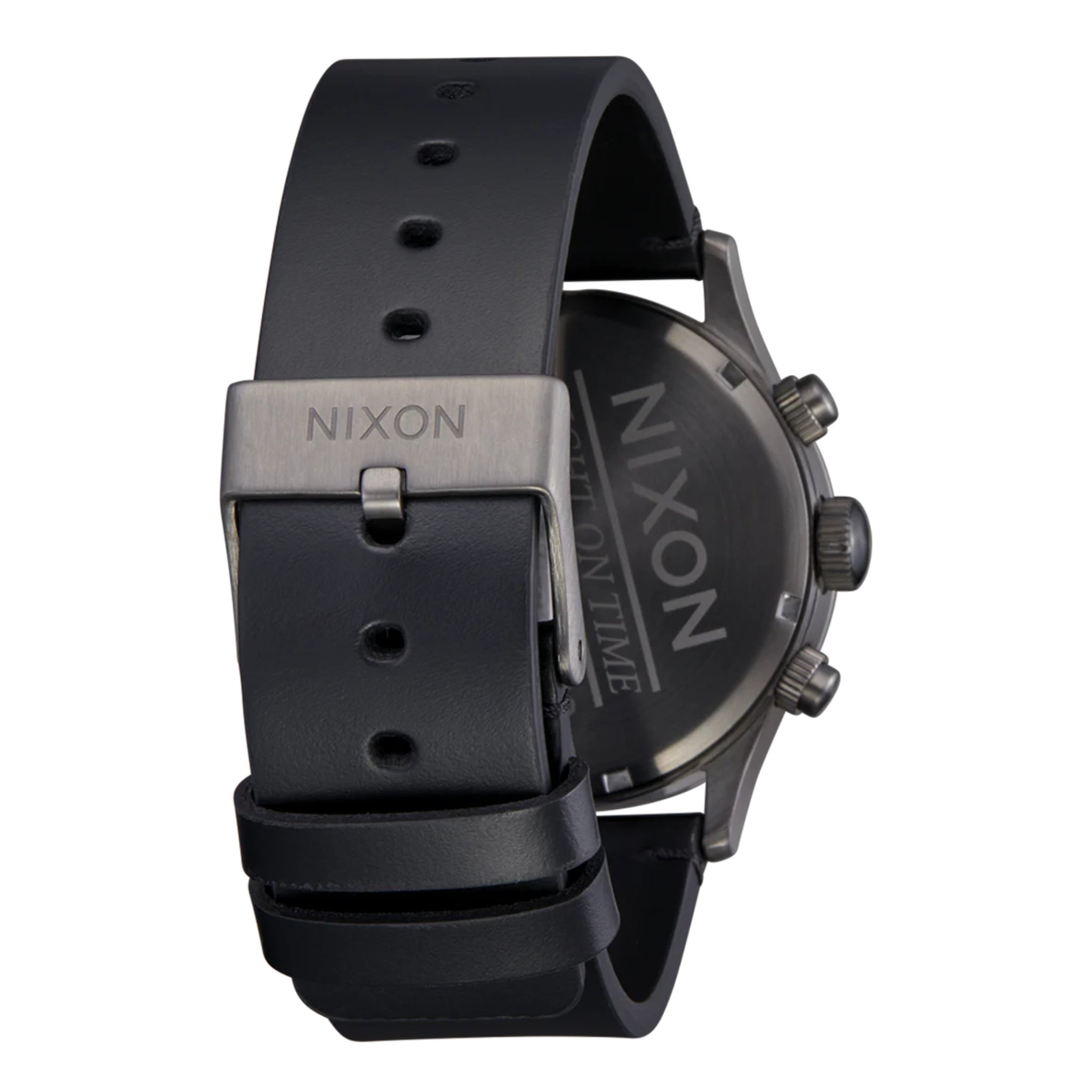 Nixon Sentry Chrono Leather Watch