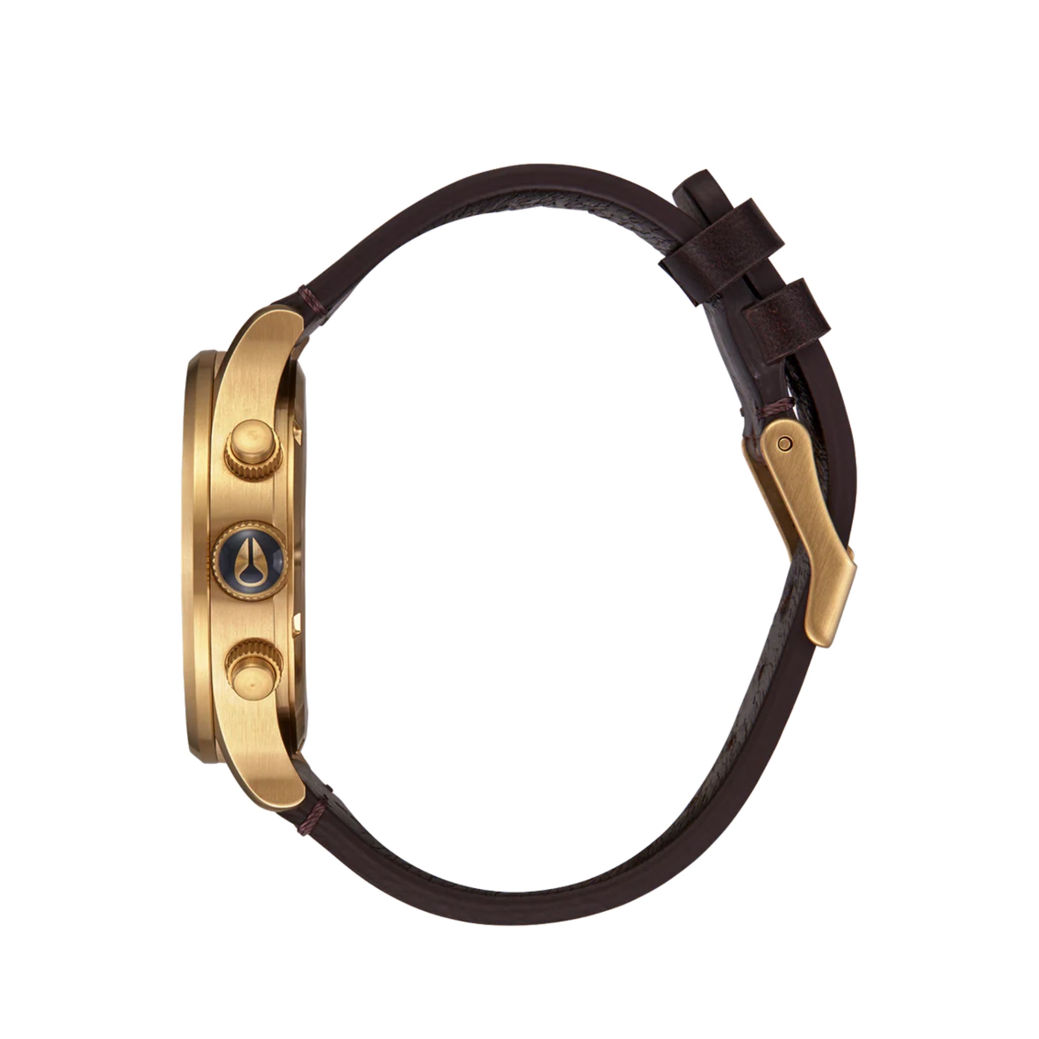 Nixon Sentry Chrono Leather Watch