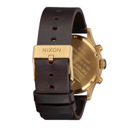 Nixon Sentry Chrono Leather Watch