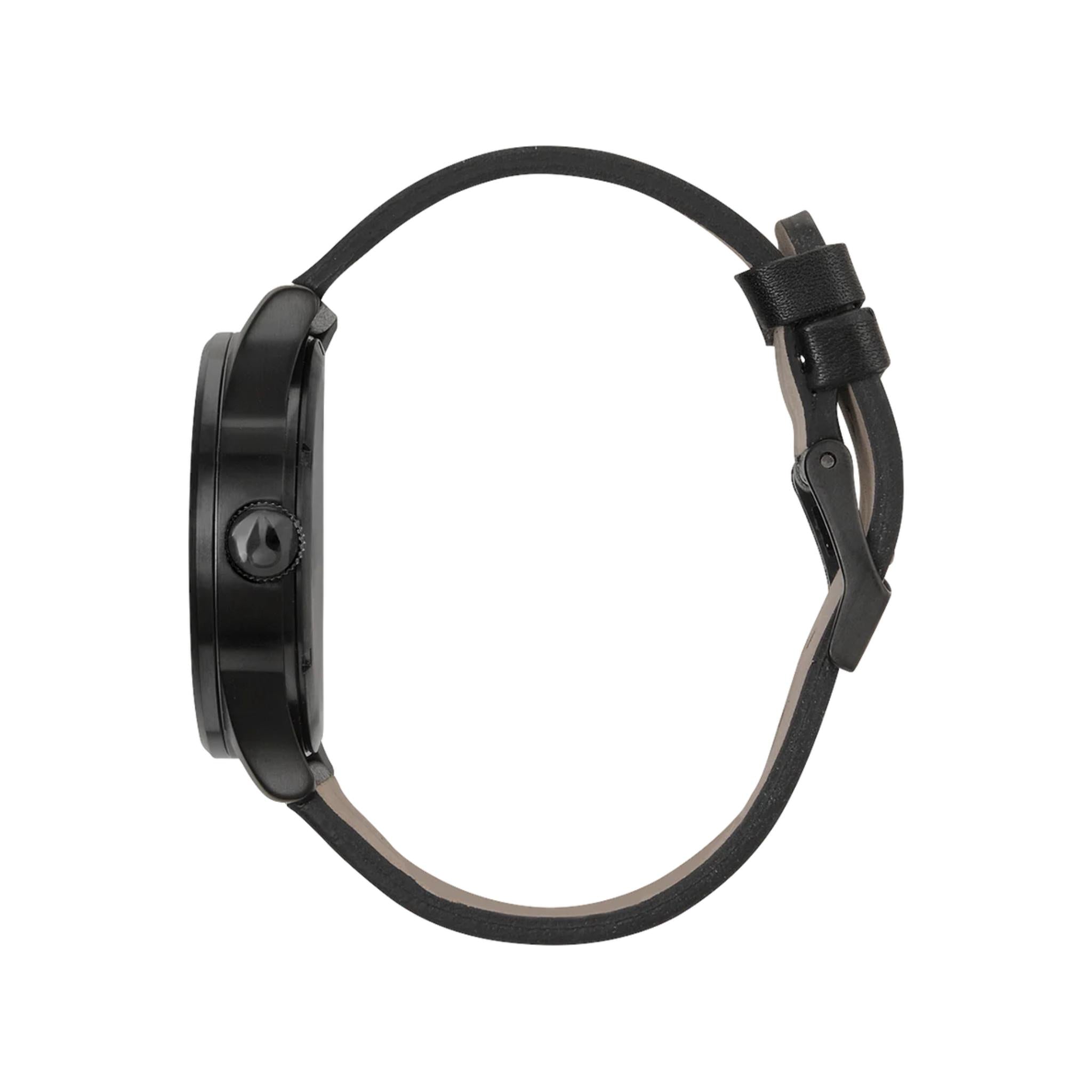 Nixon Sentry Leather Watch