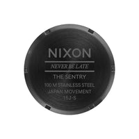 Nixon Sentry Leather Watch