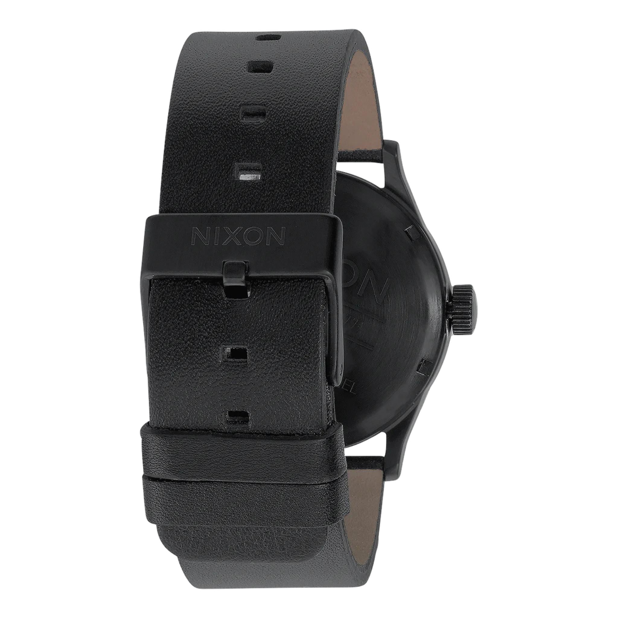 Nixon Sentry Leather Watch