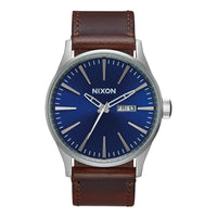 Nixon Sentry Leather Watch