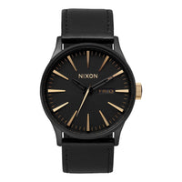 Nixon Sentry Leather Watch