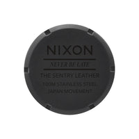Nixon Sentry Leather Watch