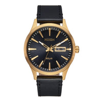 Nixon Sentry Solar Leather Watch