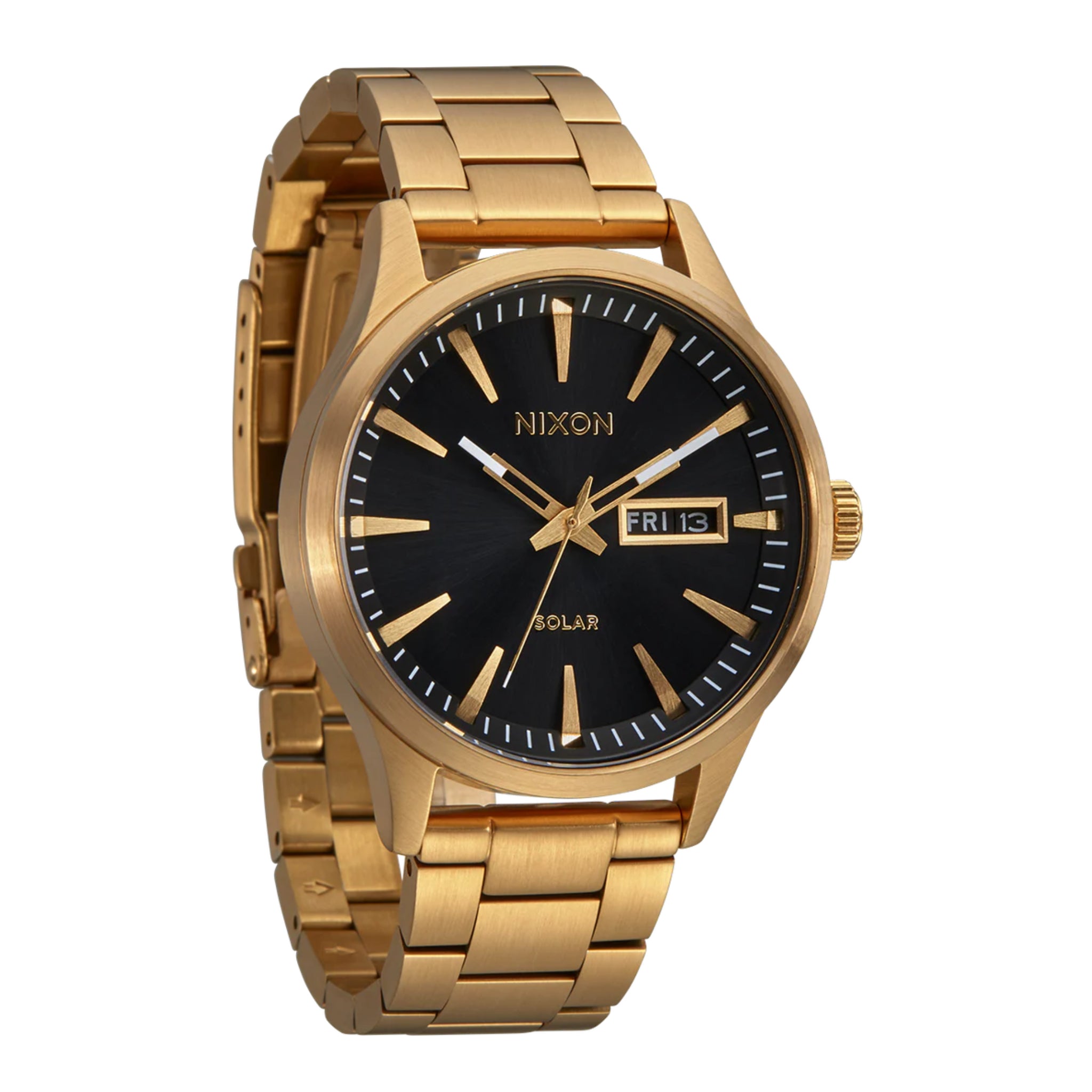 Nixon Sentry Solar Stainless Steel Watch