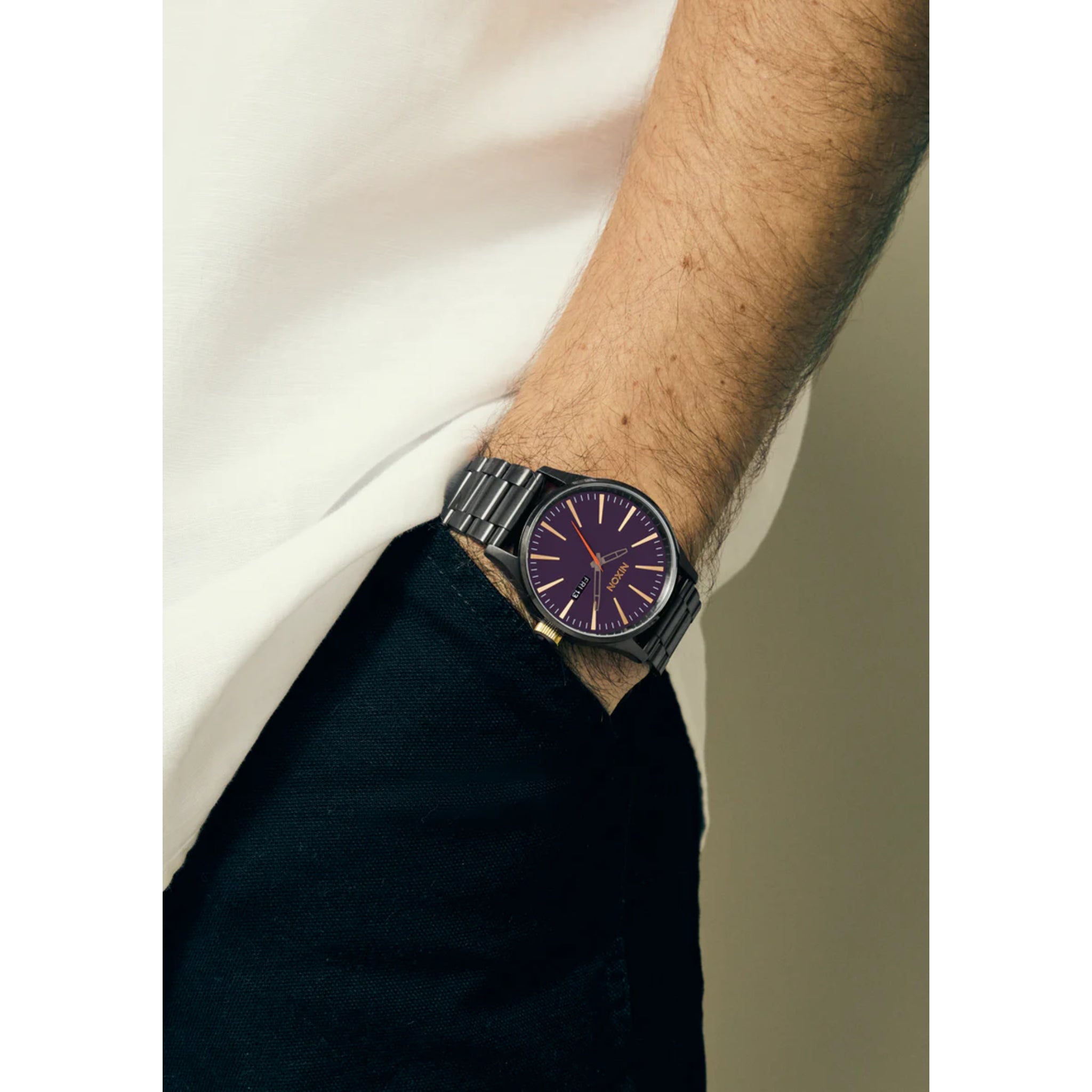 Nixon Sentry Stainless Steel Watch