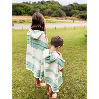 Salty Shadows Poncho Towel 5-10yrs