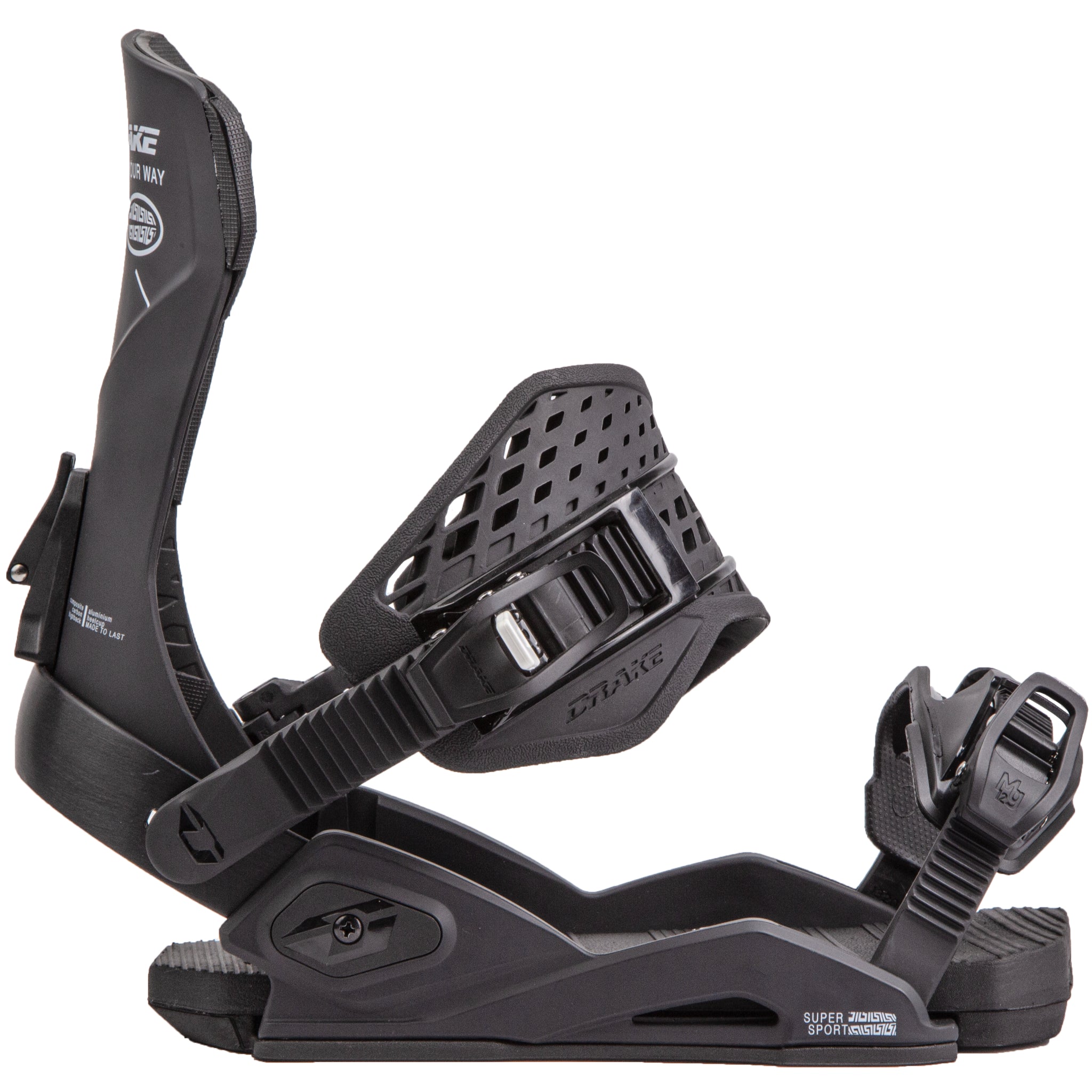 Drake Supersport Snowboard Binding - Black