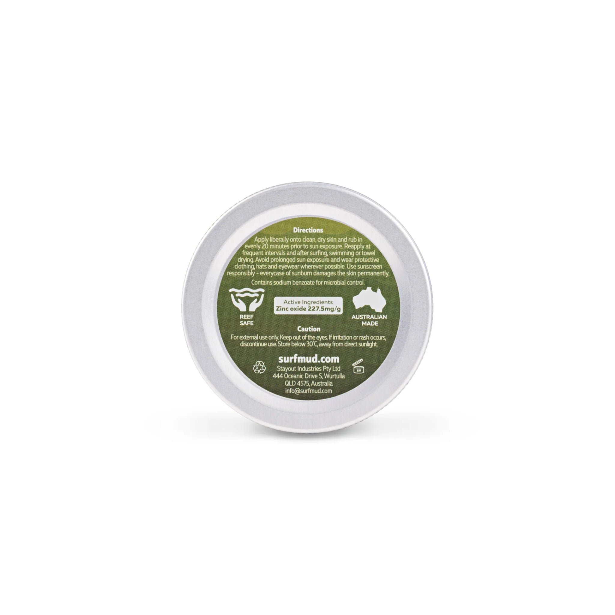 Surf Mud Mineral Sunscreen SPF 50 Tin - 100g