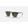 Ray-Ban Clubmaster - Black on Arista w/ G-15 Green Lens