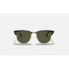Ray-Ban Clubmaster - Black on Arista w/ G-15 Green Lens