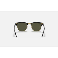 Ray-Ban Clubmaster - Black on Arista w/ G-15 Green Lens