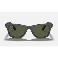 Ray-Ban Wayfarer - Black w/ Green Polarised Lens