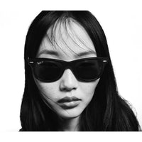 Ray-Ban Wayfarer - Black w/ Green Polarised Lens