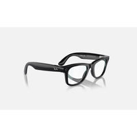 Ray Ban Meta Wayfarer Matte Black W/ Clear