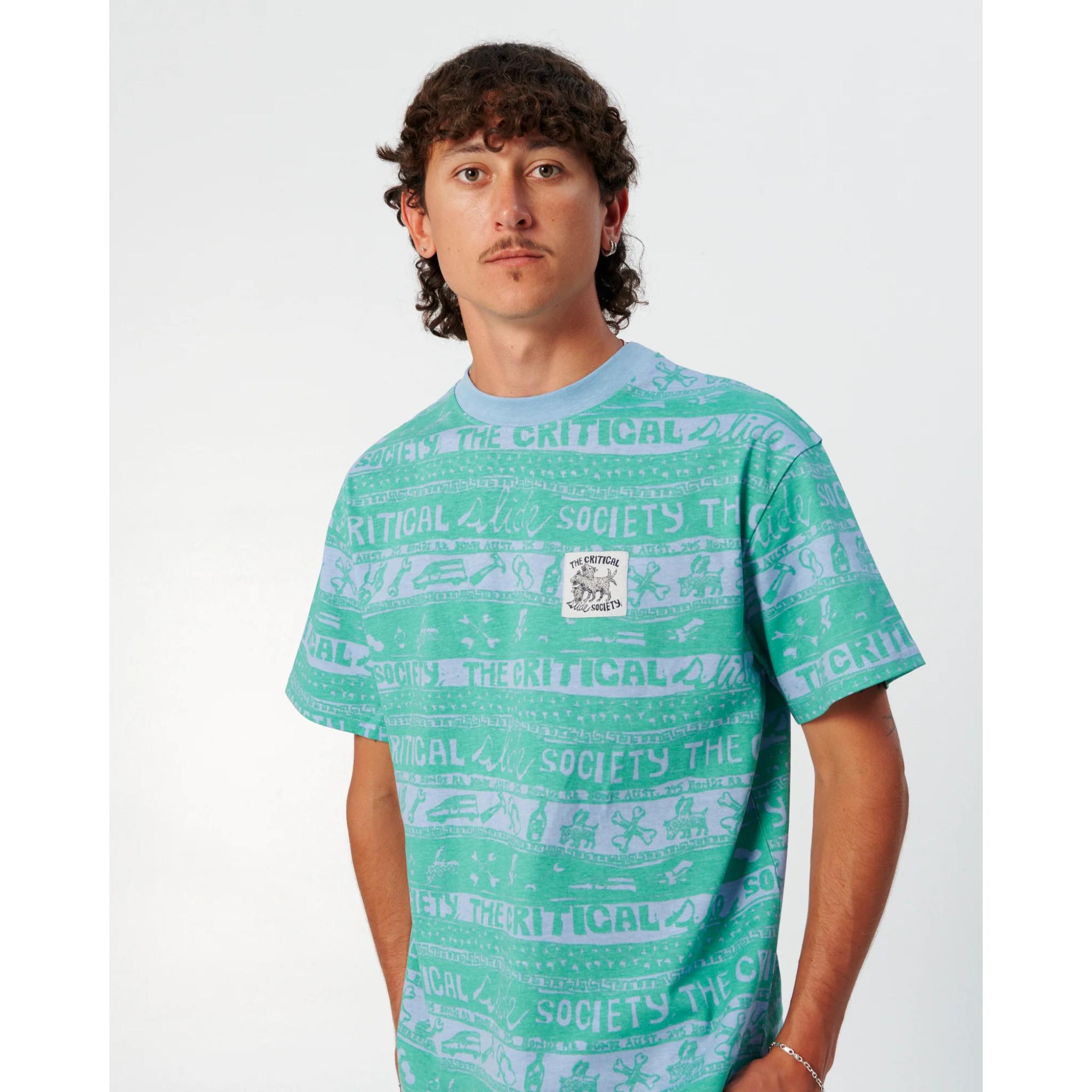 TCSS Wedd Stripe Tee BLUE S