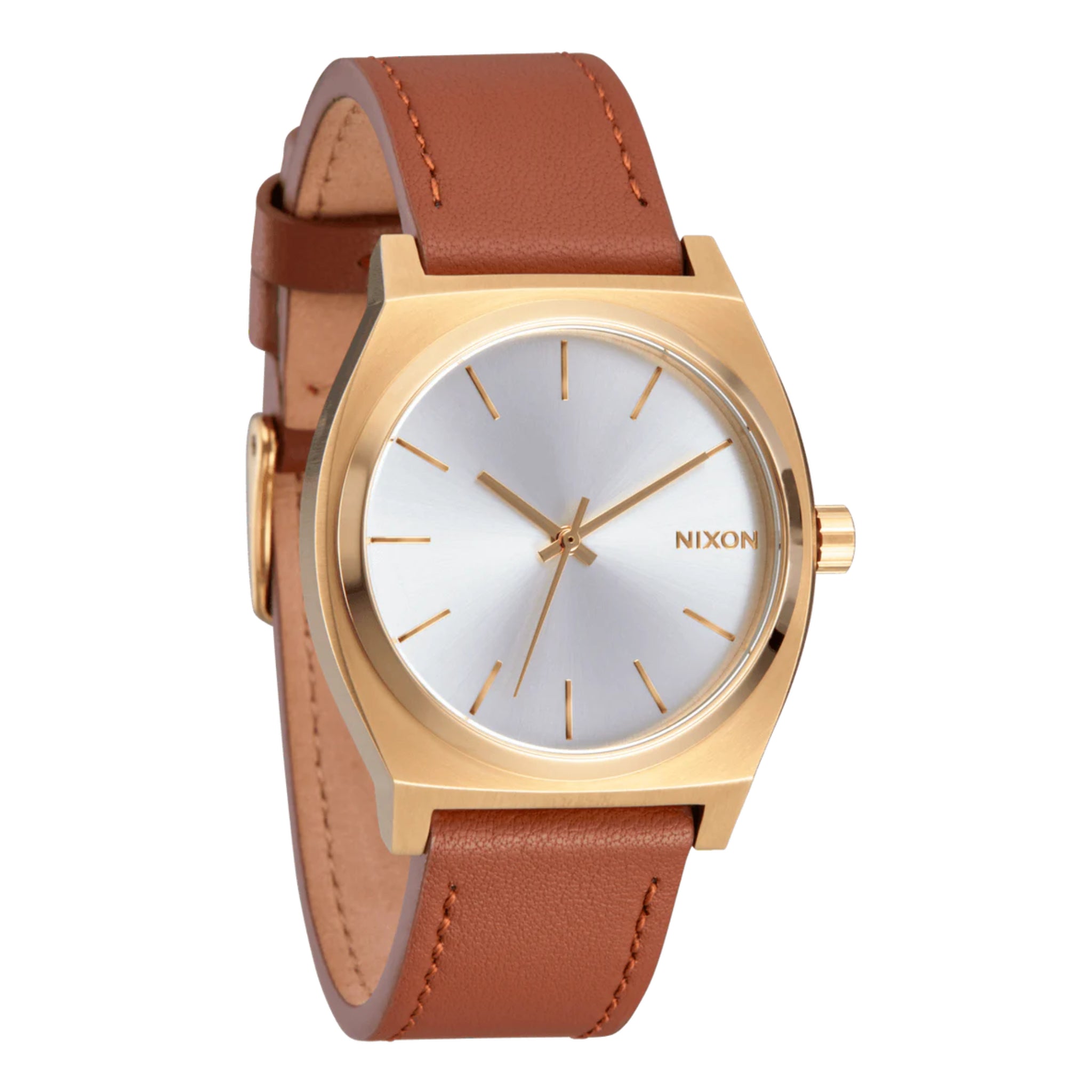 Nixon Time Teller Leather Watch