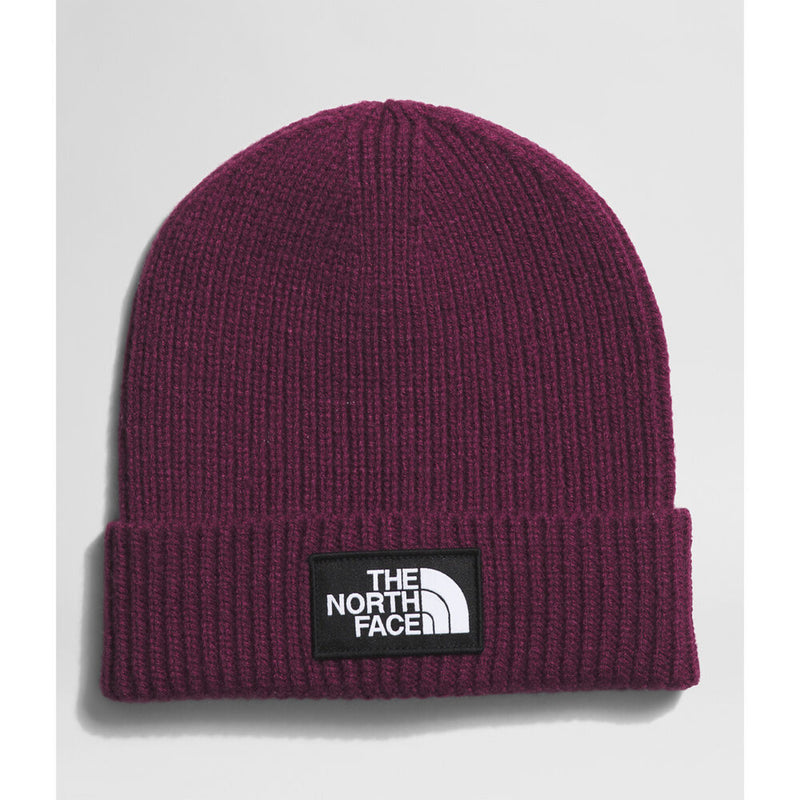 The North Face TNF Logo Box Cuff Beanie - Boysenberry