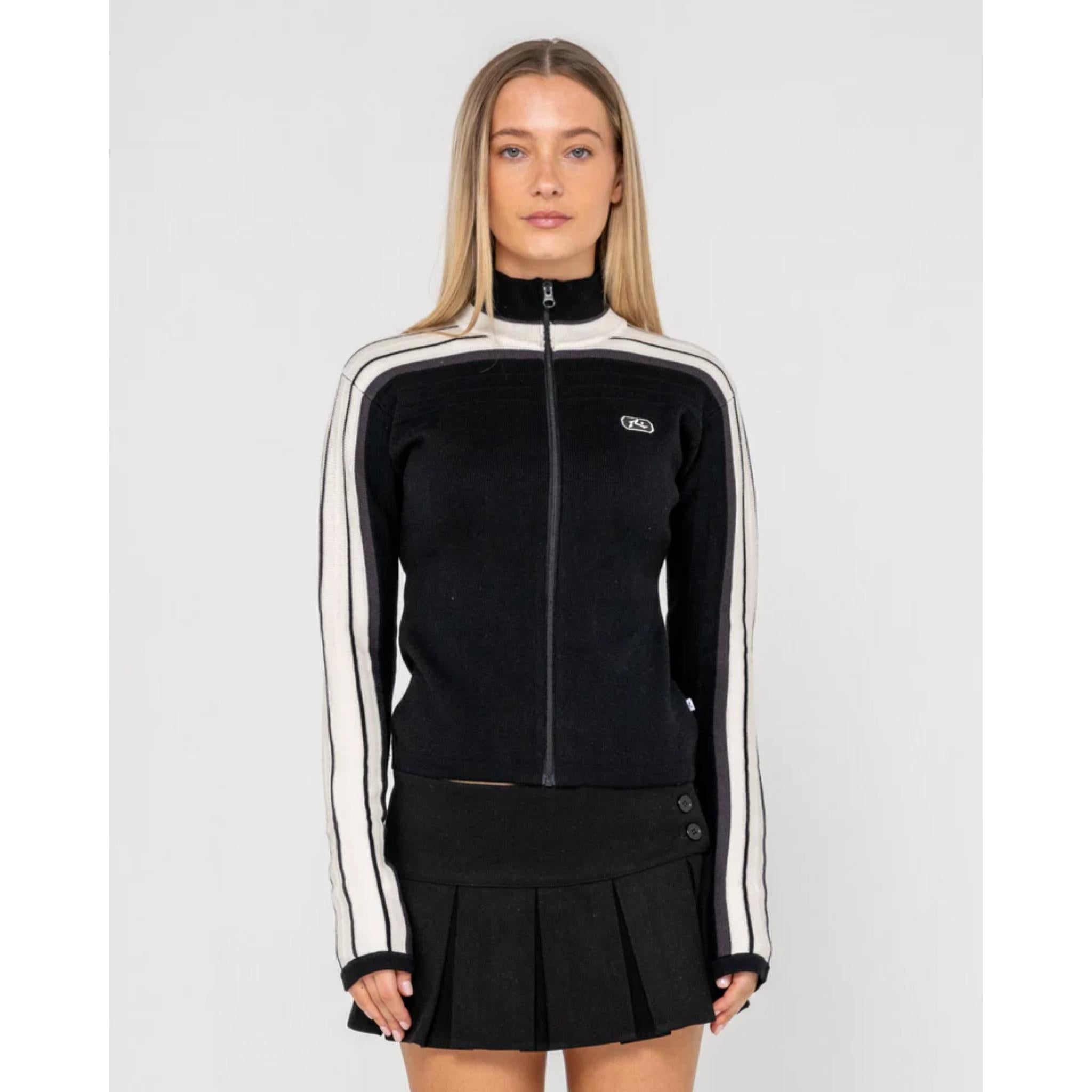 Rusty Womens Daddy GB Zip Through Knit