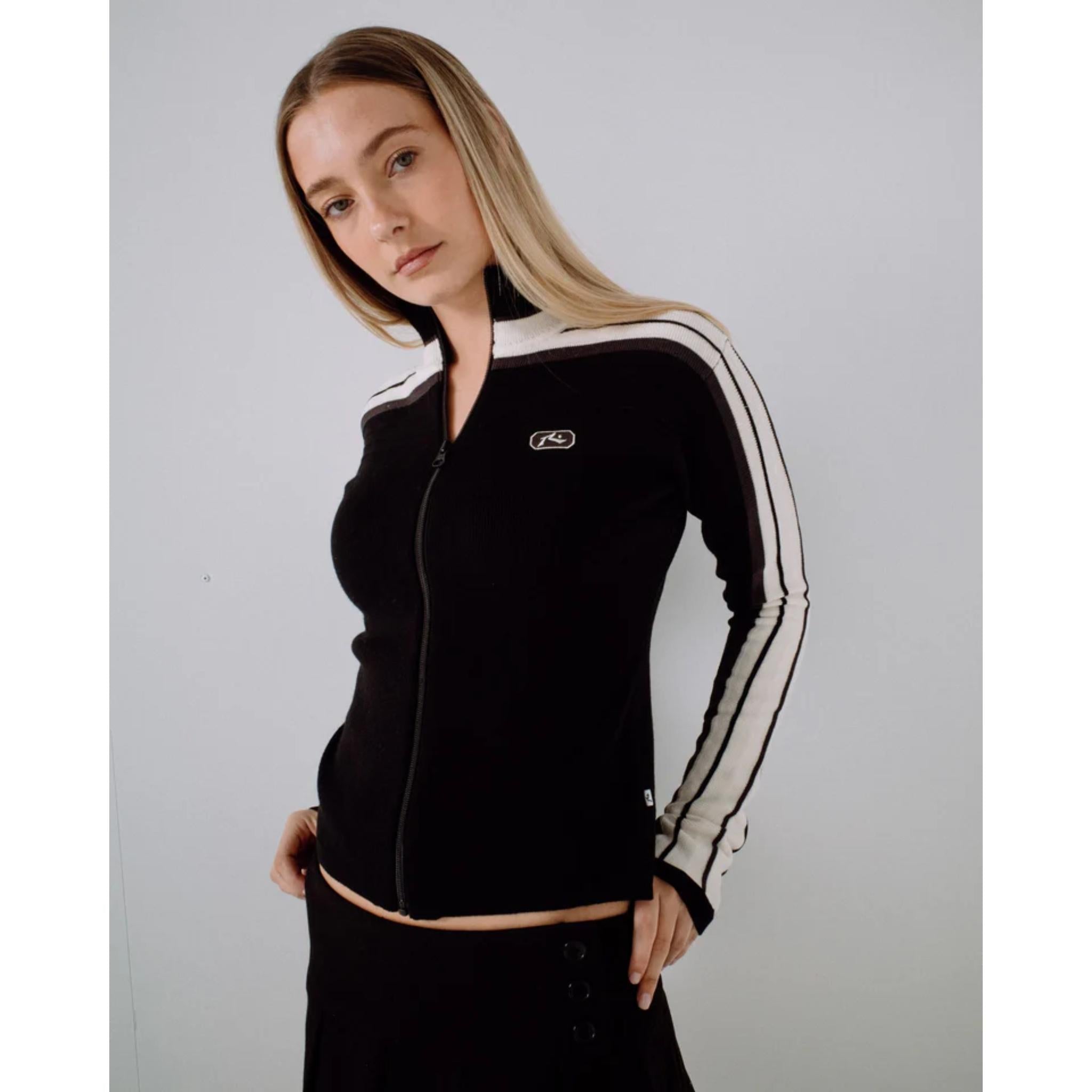 Rusty Womens Daddy GB Zip Through Knit