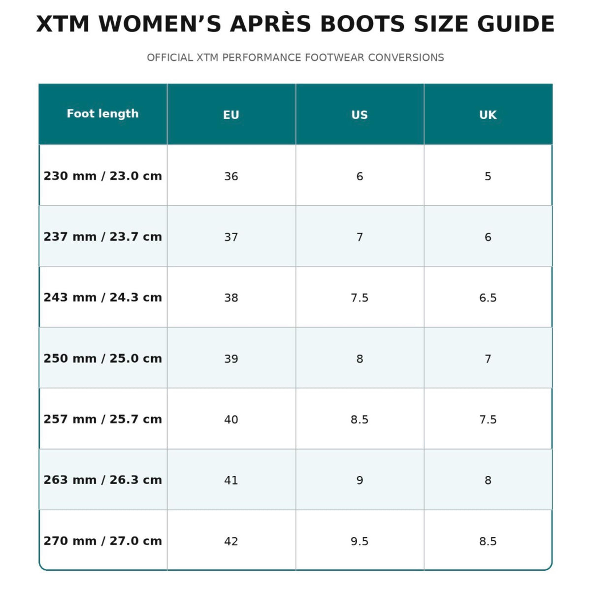 XTM Womens Halo Apres Boot