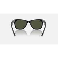Ray-Ban Wayfarer Black Sunglasses w/ Green Lens