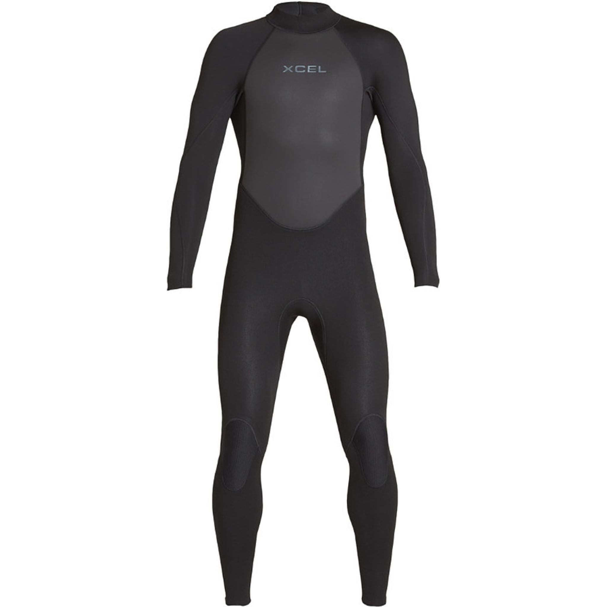 Xcel Axis 3/2 Mens Back Zip Flatlock Steamer