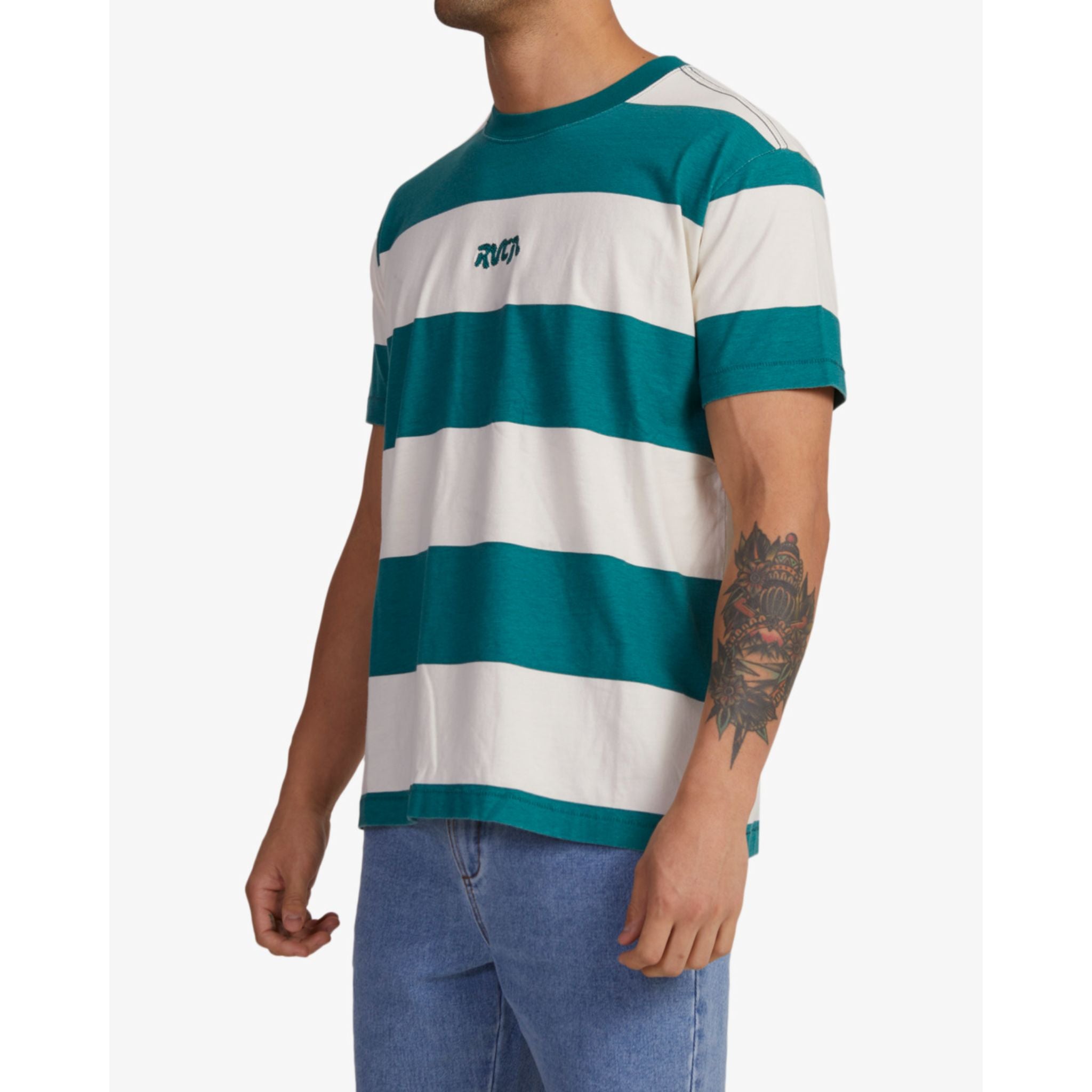 RVCA Zerox Stripe Tee