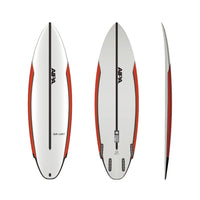 AIPA The Dark Horse Surfboard - Dual-core - Futures RED 5-10
