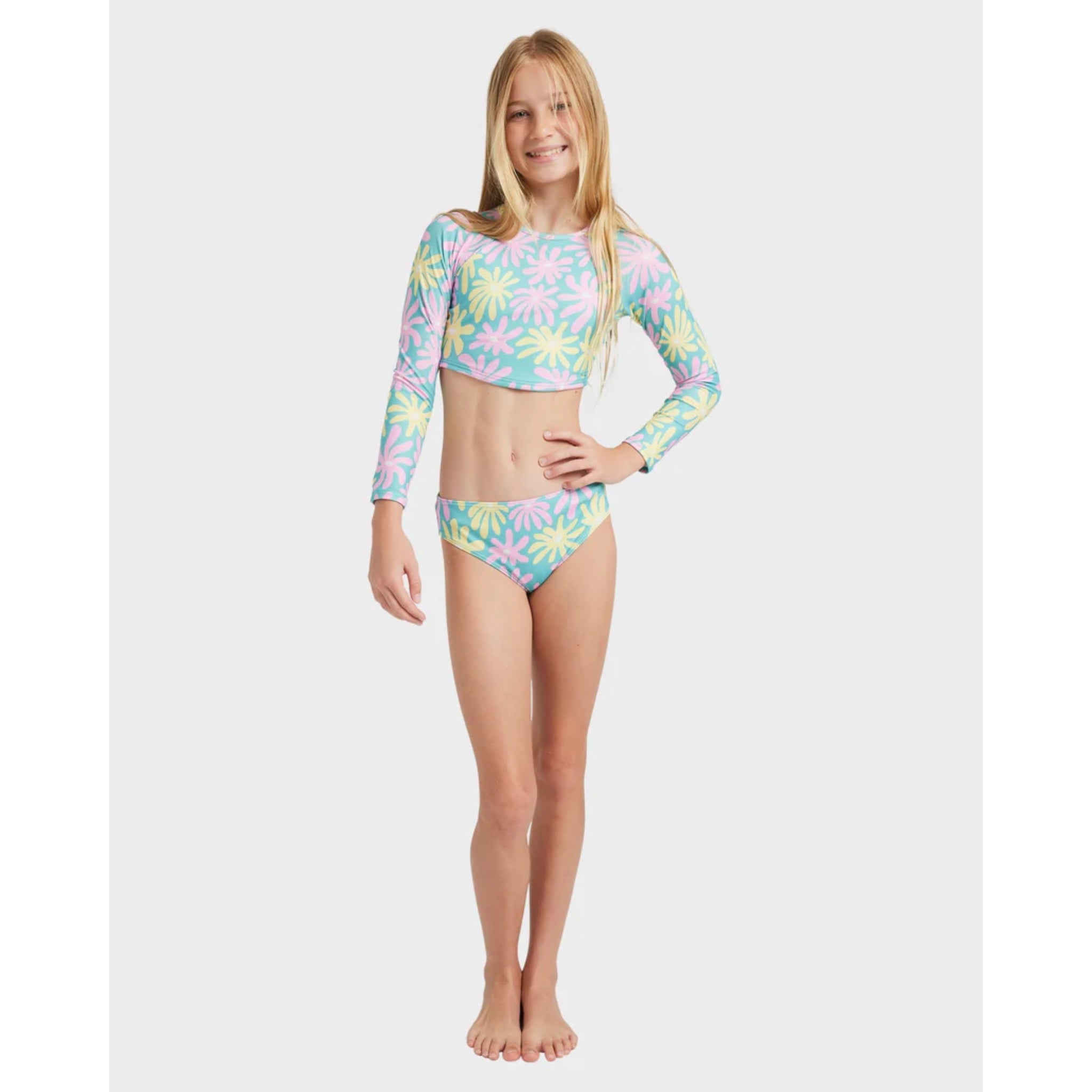 Roxy Flower Lover Crop Lycra Set