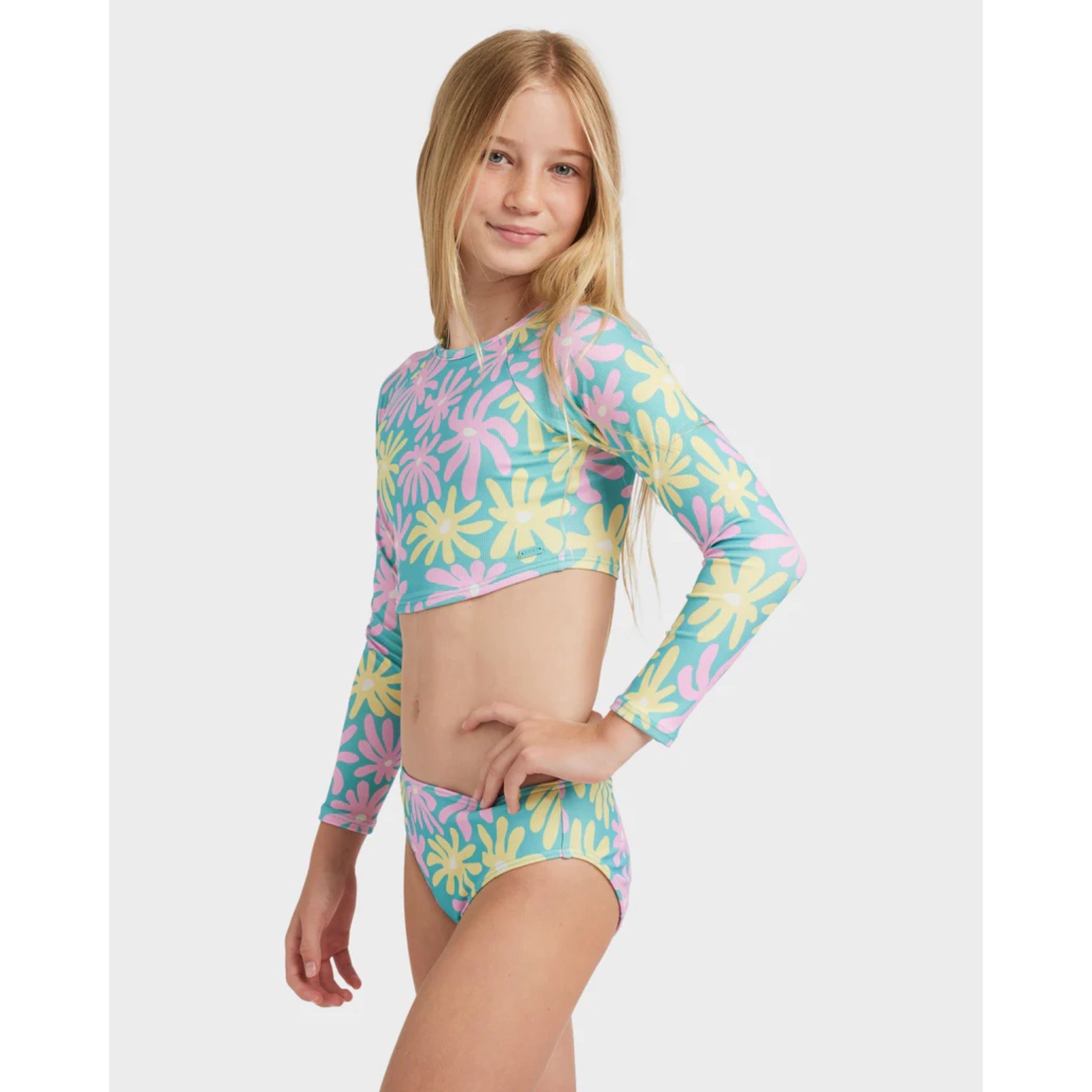Roxy Flower Lover Crop Lycra Set