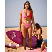 Roxy Lagos High Leg Cheeky Bikini Bottom