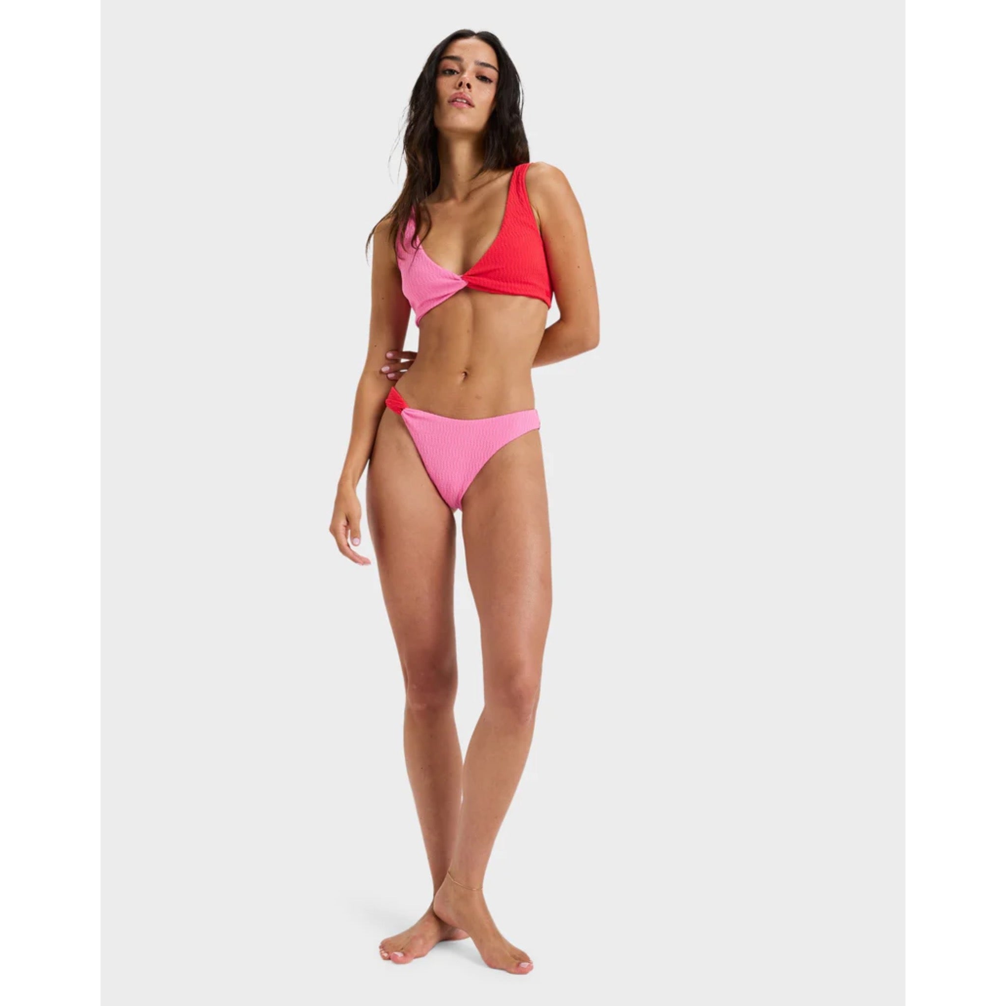 Roxy Lagos High Leg Cheeky Bikini Bottom