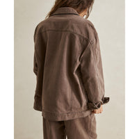 Rhythm Essential Oversized Jacket Chocolate