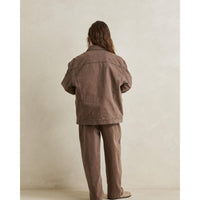 Rhythm Essential Oversized Jacket Chocolate