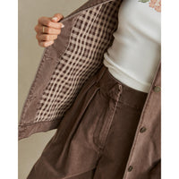 Rhythm Essential Oversized Jacket Chocolate