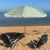 Beachkit Premium Fringe 210cm Umbrella