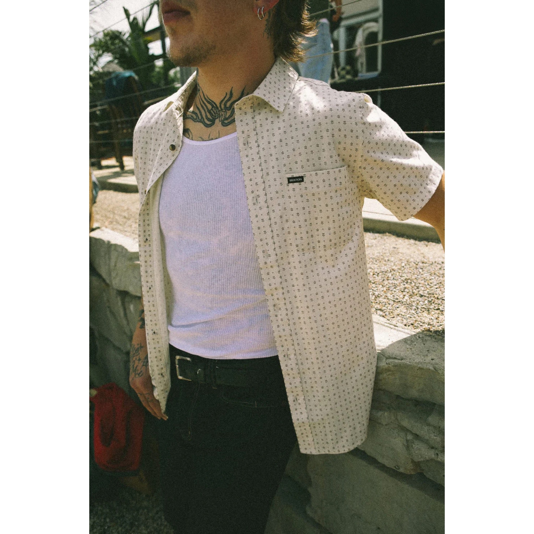 Brixton Charter Print SS Woven Shirt