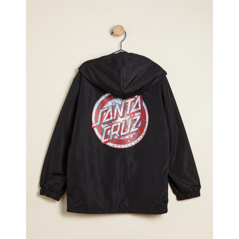 Santa Cruz Decoder Roskopp Hood Windbreaker Jacket - Boys