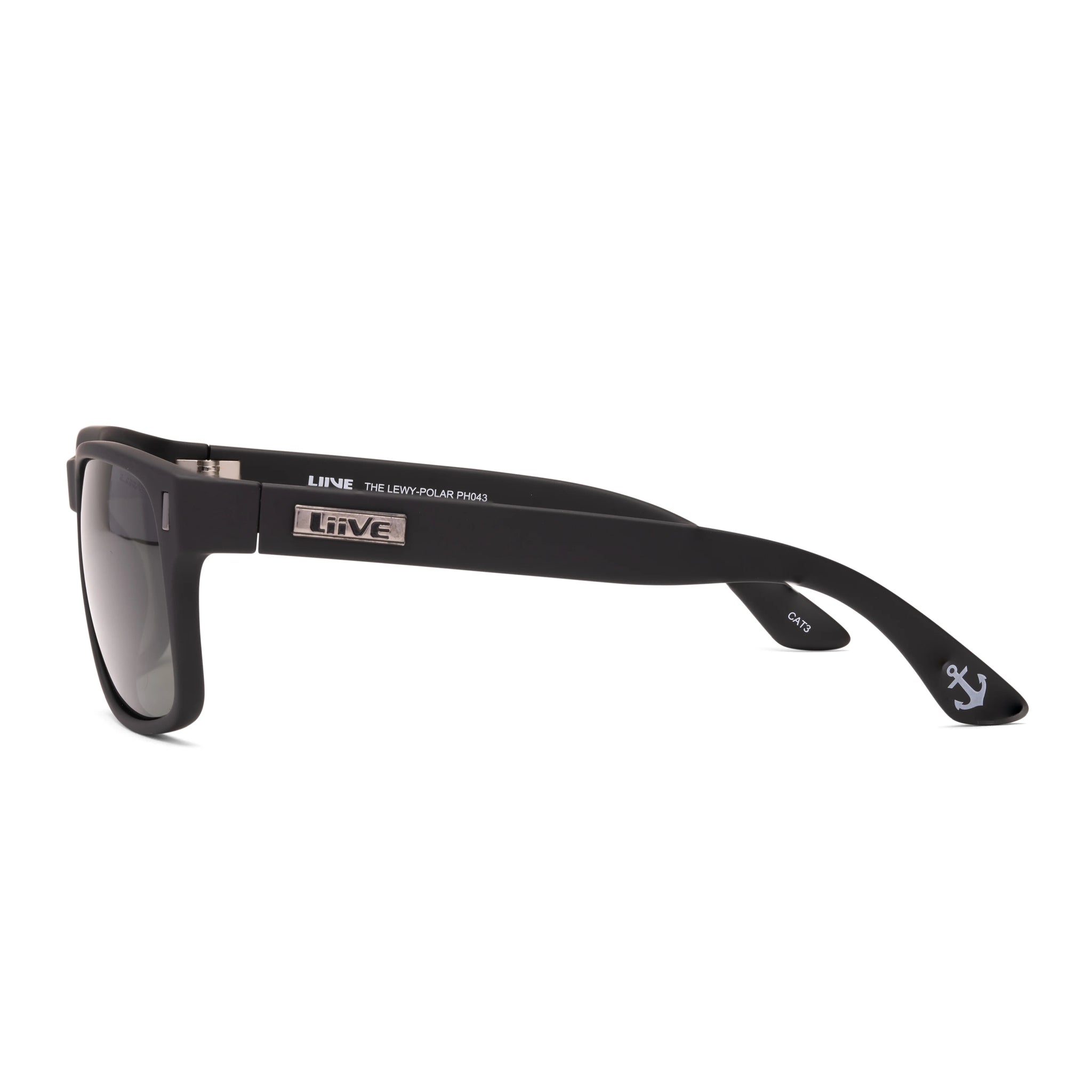 Liive The Lewy Sunglasses - Polar Matte Black