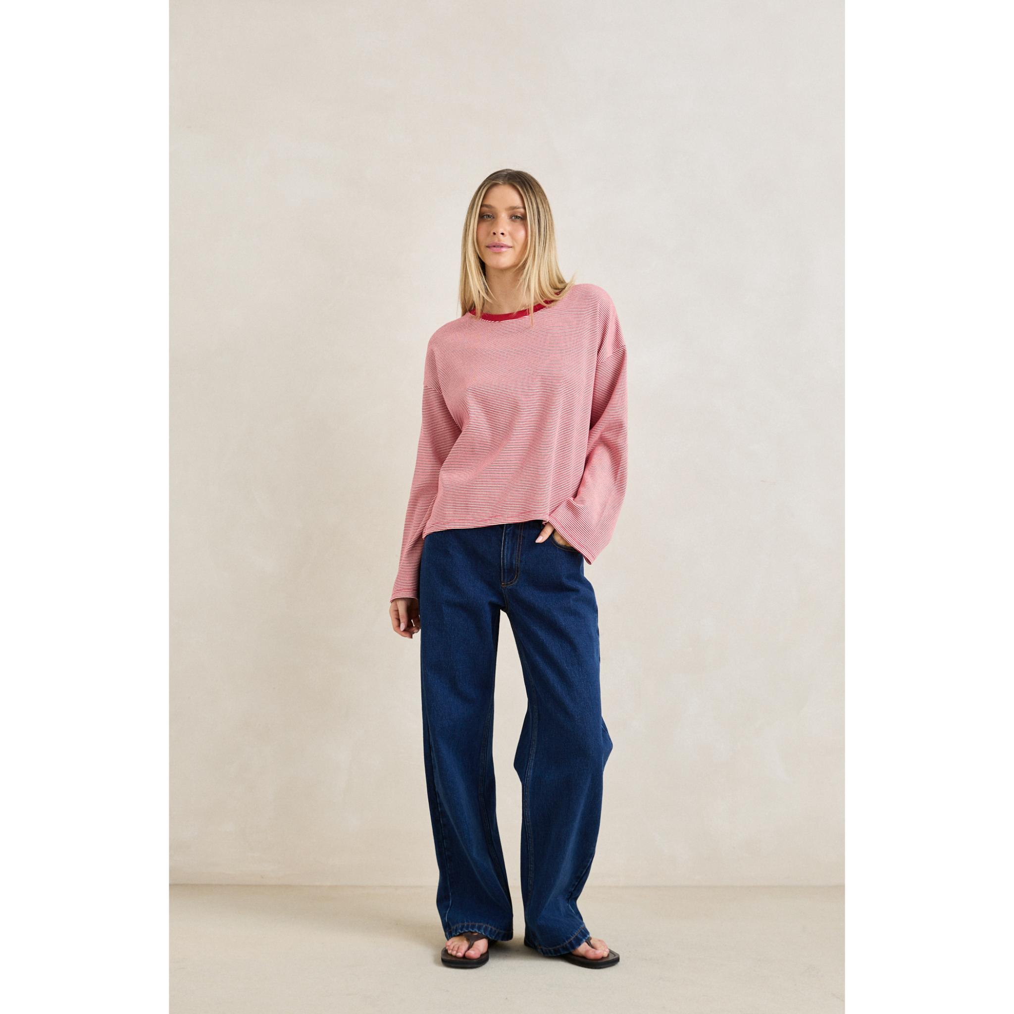 Rhythm Lexi Stripe Long Sleeve Top