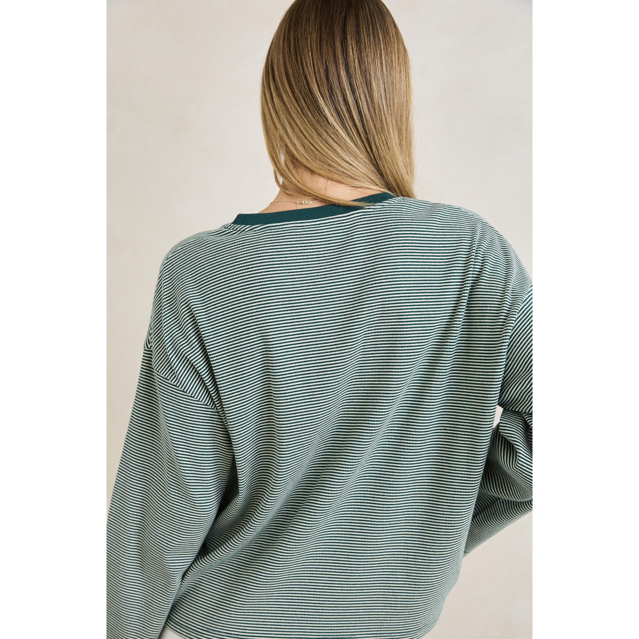 Rhythm Womens Lexi Stripe Long Sleeve Top