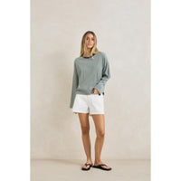 Rhythm Womens Lexi Stripe Long Sleeve Top