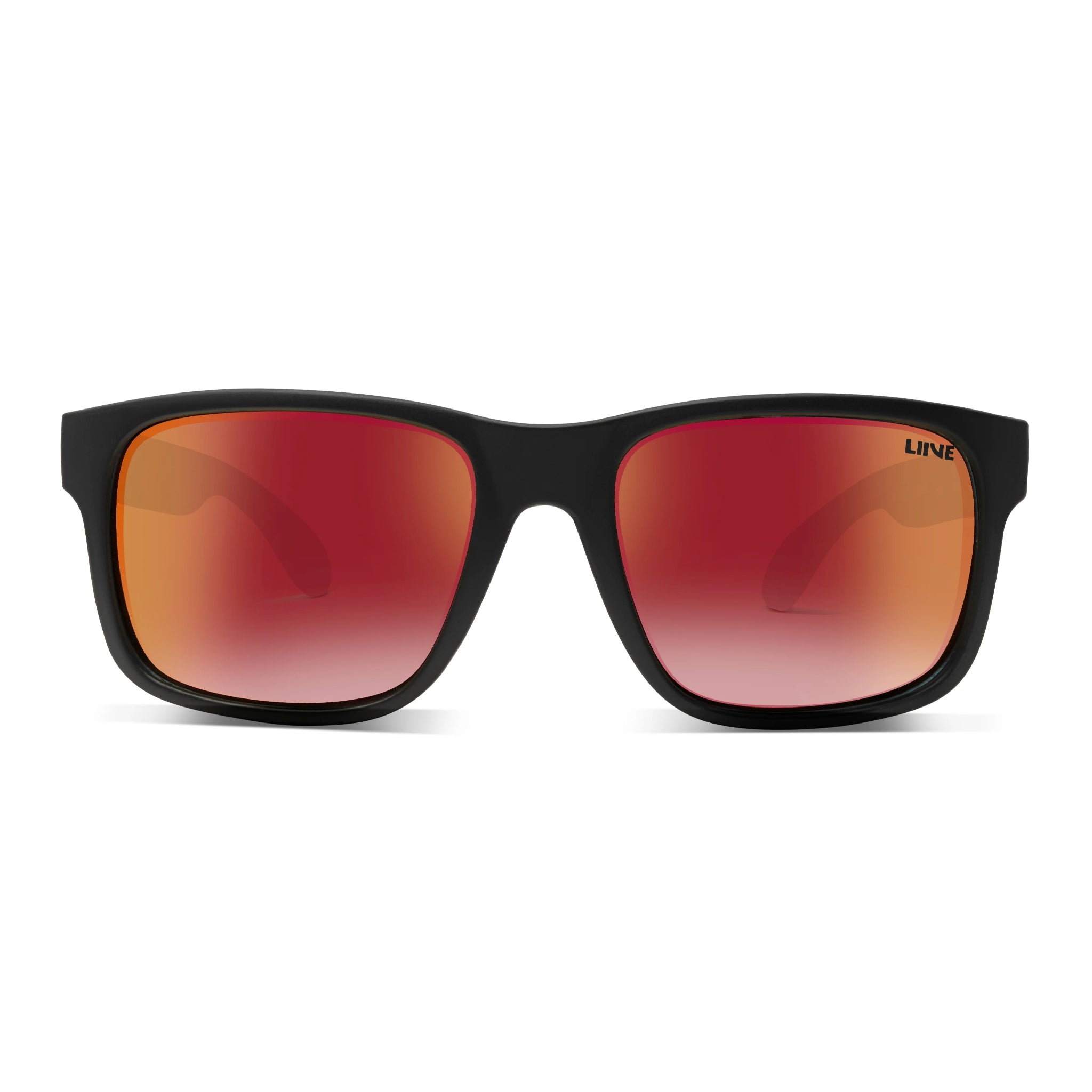 Liive Marlin Sunglasses - Mirror Polar Float Matte Black