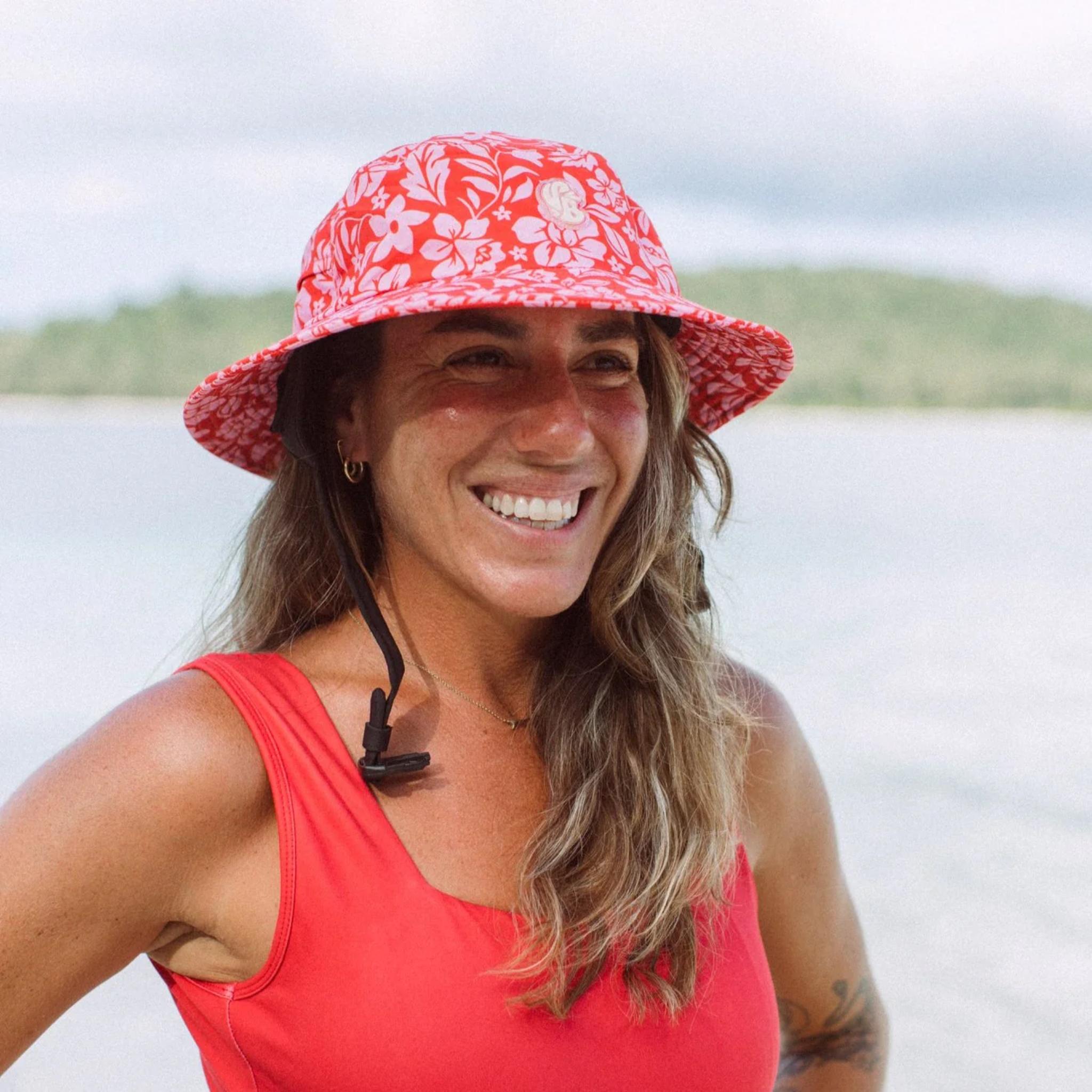 Sunward Bound Holiday Floral Surf Hat